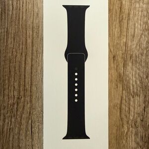 NEW in Box Apple Watch Black Sport Smartwatch Band